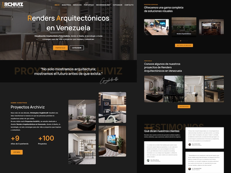 Muestra de Diseño de Página Web