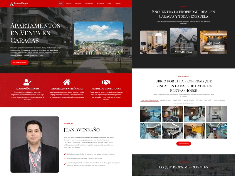 Muestra de Diseño de Página Web